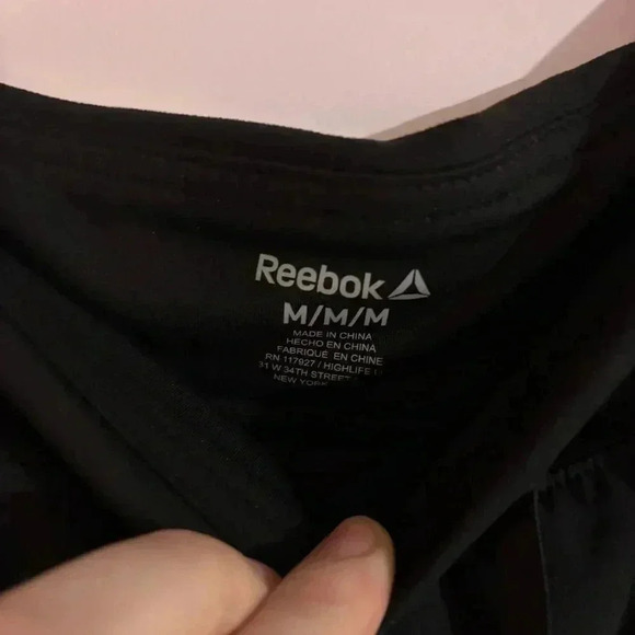 Reebok Running Shorts with Pockets Black Size Medium - Picture 3 of 7